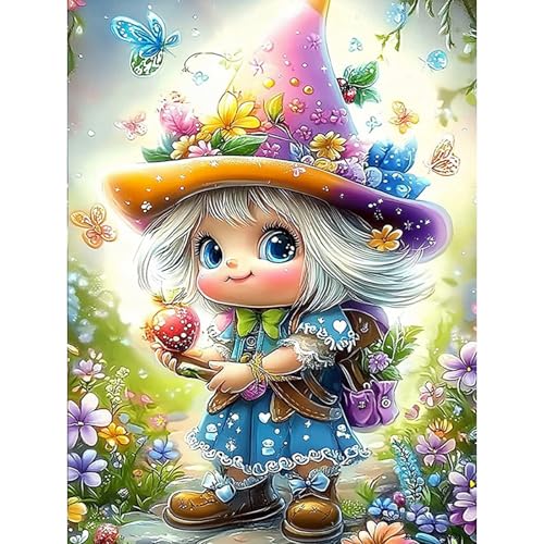 HEIBAGO 5D Diamond Painting Für Erwachsene, Gnomes Rhinestone Embroidery Diamant Painting Set, DIY Full Drill Diamant Malerei Kits Diamond Art Bilder Für Anfänger, Home Dekor 30 * 40cm HEIBAGO 5D Diamond Painting Für Erwachsene, Gnomes Rhinestone Embroidery Diamant Painting Set, DIY Full Drill Diamant Malerei Kits Diamond Art Bilder Für Anfänger, Home Dekor 30 * 40cm von HEIBAGO