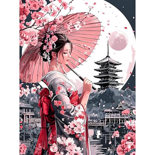 HEIBAGO 5D Diamond Painting Kirschblüte, Landschaft Full Drill Diamant Painting Set Für Erwachsene, DIY Cross Embroidery Diamant Kunst Mädchen Diamond Art Bilder Für Home Dekor 30 * 40cm HEIBAGO 5D Diamond Painting Kirschblüte, Landschaft Full Drill Diamant Painting Set Für Erwachsene, DIY Cross Embroidery Diamant Kunst Mädchen Diamond Art Bilder Für Home Dekor 30 * 40cm von HEIBAGO