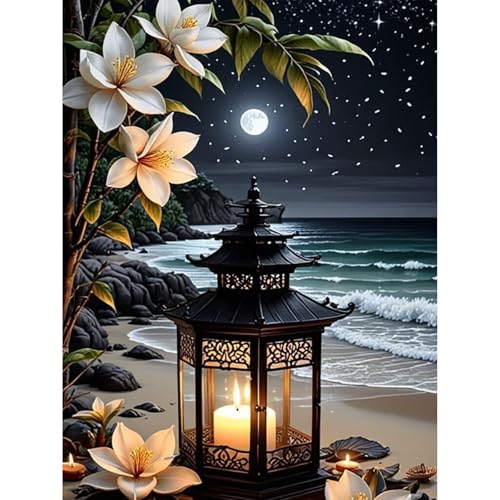 HEIBAGO 5D Diamond Painting Lichter, Blumen Full Drill Diamant Painting Set Für Erwachsene, DIY Cross Embroidery Diamant Kunst Landschaft Diamond Art Bilder Für Home Dekor 30 * 40cm HEIBAGO 5D Diamond Painting Lichter, Blumen Full Drill Diamant Painting Set Für Erwachsene, DIY Cross Embroidery Diamant Kunst Landschaft Diamond Art Bilder Für Home Dekor 30 * 40cm von HEIBAGO