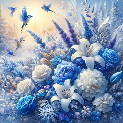 HEIBAGO Blume 5D Diamond Painting, Landschaft Full Drill Diamant Painting Sets Für Erwachsene Anfänger, DIY Cross Embroidery Diamant Kunst Vogel Diamond Art Bilder Für Home Wand Dekor 30 * 30cm HEIBAGO Blume 5D Diamond Painting, Landschaft Full Drill Diamant Painting Sets Für Erwachsene Anfänger, DIY Cross Embroidery Diamant Kunst Vogel Diamond Art Bilder Für Home Wand Dekor 30 * 30cm von HEIBAGO