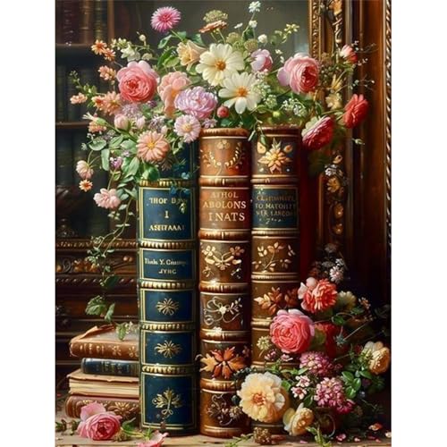 HEIBAGO Buch Malen nach Zahlen für Erwachsene, Blumen Ölmalerei Malen nach Zahlen Kits für Anfänger, DIY Malen nach Zahlen Leinwand Landschaft Kunstbilder für Wanddekor,30X40cm HEIBAGO Buch Malen nach Zahlen für Erwachsene, Blumen Ölmalerei Malen nach Zahlen Kits für Anfänger, DIY Malen nach Zahlen Leinwand Landschaft Kunstbilder für Wanddekor,30X40cm von HEIBAGO