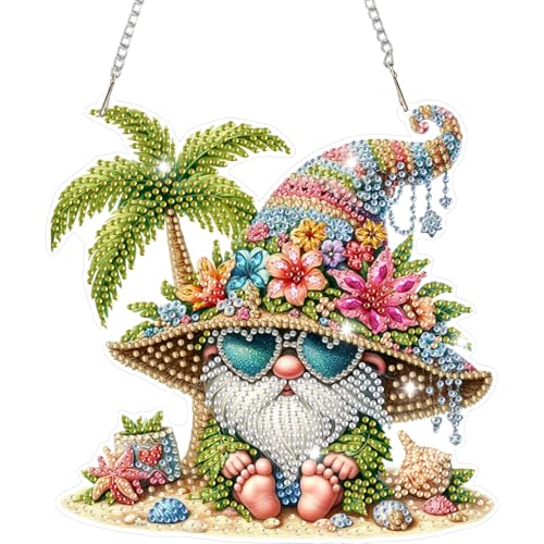 HEIBAGO Diamond Painting Anhänger Für Anfänger, 5D Diamond Painting Fensterbilder Zwerge mit Kette,DIY Besonders Geformt Blumen Kristall Hängen Diamant Painting Edelstein Kunst für Wanddekor HEIBAGO Diamond Painting Anhänger Für Anfänger, 5D Diamond Painting Fensterbilder Zwerge mit Kette,DIY Besonders Geformt Blumen Kristall Hängen Diamant Painting Edelstein Kunst für Wanddekor von HEIBAGO