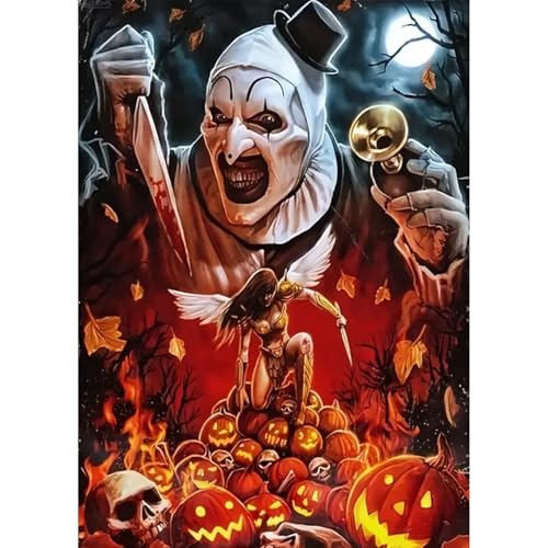 HEIBAGO Halloween Diamond Painting Für Anfänger, 5D Halloween Horror Charaktere Full Drill Diamant Painting DIY Cross Embroidery Diamant Kunst Sets Diamond Art Bilder Für Wanddekor 30 * 40cm HEIBAGO Halloween Diamond Painting Für Anfänger, 5D Halloween Horror Charaktere Full Drill Diamant Painting DIY Cross Embroidery Diamant Kunst Sets Diamond Art Bilder Für Wanddekor 30 * 40cm von HEIBAGO