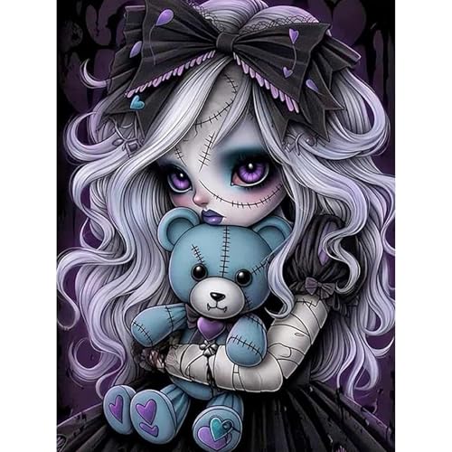 HEIBAGO Halloween Malen nach Zahlen für Erwachsene, DIY Gothic Malen nach Zahlen Bausätze für Anfänger, Malen nach Zahlen Bausätze Ölfarbe nach Zahlen Mädchen Kunsthandwerk für Wanddekor,30X40cm HEIBAGO Halloween Malen nach Zahlen für Erwachsene, DIY Gothic Malen nach Zahlen Bausätze für Anfänger, Malen nach Zahlen Bausätze Ölfarbe nach Zahlen Mädchen Kunsthandwerk für Wanddekor,30X40cm von HEIBAGO