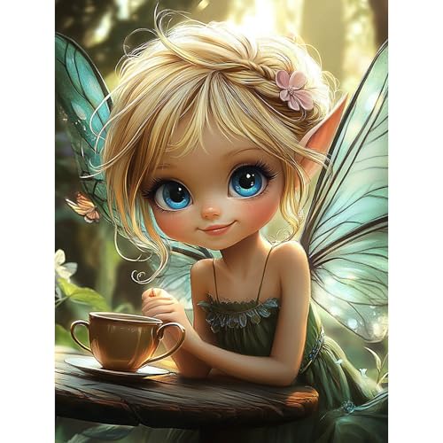 HEIBAGO Märchen Diamond Painting Für Anfänger, 5D Full Drill Diamant Painting Erwachsene, DIY Cross Embroidery Diamant Kunst Sets Diamond Art Bilder Für Gifts, Wanddekor 30 * 40cm HEIBAGO Märchen Diamond Painting Für Anfänger, 5D Full Drill Diamant Painting Erwachsene, DIY Cross Embroidery Diamant Kunst Sets Diamond Art Bilder Für Gifts, Wanddekor 30 * 40cm von HEIBAGO