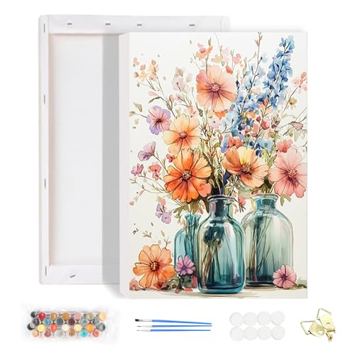 HEIBAGO Malen nach Zahlen Mit Rahmen Blumen, DIY Ölmalerei Malen nach Zahlen Kit für Erwachsene, Landscaft Malen nach Zahlen Kunsthandwerk Bilder für Wohnkultur,20x30cm HEIBAGO Malen nach Zahlen Mit Rahmen Blumen, DIY Ölmalerei Malen nach Zahlen Kit für Erwachsene, Landscaft Malen nach Zahlen Kunsthandwerk Bilder für Wohnkultur,20x30cm von HEIBAGO