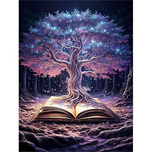 HEIBAGO Malen nach Zahlen für Erwachsene, Buch Ölmalerei Malen nach Zahlen Kits für Anfänger, DIY Malen nach Zahlen Leinwand Baum Des Lebens Kunstbilder für Geburtstagsgeschenke,30X40cm HEIBAGO Malen nach Zahlen für Erwachsene, Buch Ölmalerei Malen nach Zahlen Kits für Anfänger, DIY Malen nach Zahlen Leinwand Baum Des Lebens Kunstbilder für Geburtstagsgeschenke,30X40cm von HEIBAGO