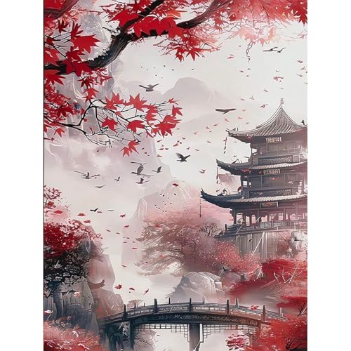 HEIBAGO Malen nach Zahlen für Erwachsene, DIY Turm Malen nach Zahlen Bausätze für Anfänger, Malen nach Zahlen Bausätze Ölfarbe nach Zahlen Landschaft Kunsthandwerk Bilder für Wanddekor,30X40cm HEIBAGO Malen nach Zahlen für Erwachsene, DIY Turm Malen nach Zahlen Bausätze für Anfänger, Malen nach Zahlen Bausätze Ölfarbe nach Zahlen Landschaft Kunsthandwerk Bilder für Wanddekor,30X40cm von HEIBAGO