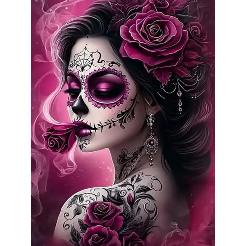 HEIBAGO Malen nach Zahlen für Erwachsene, Halloween Mädchen Ölmalerei Malen nach Zahlen Kits für Anfänger, DIY Malen nach Zahlen Leinwand Hexe Kunstbilder für Wanddekor,30X40cm HEIBAGO Malen nach Zahlen für Erwachsene, Halloween Mädchen Ölmalerei Malen nach Zahlen Kits für Anfänger, DIY Malen nach Zahlen Leinwand Hexe Kunstbilder für Wanddekor,30X40cm von HEIBAGO