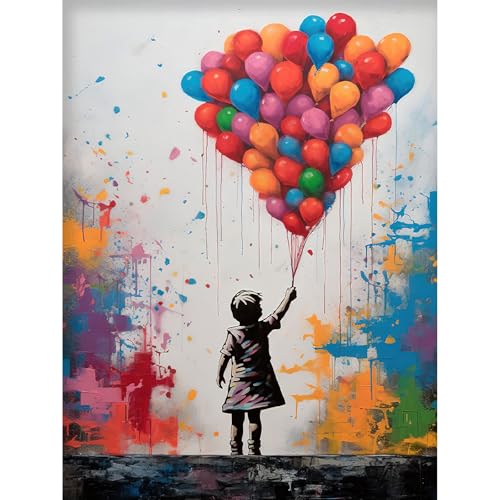 HEIBAGO Malen nach Zahlen für Erwachsene, Junge Luftballon Ölmalerei Malen nach Zahlen Kits für Anfänger, DIY Malen nach Zahlen Leinwand Luftballon Kunstbilder für Geburtstagsgeschenke 30x40cm HEIBAGO Malen nach Zahlen für Erwachsene, Junge Luftballon Ölmalerei Malen nach Zahlen Kits für Anfänger, DIY Malen nach Zahlen Leinwand Luftballon Kunstbilder für Geburtstagsgeschenke 30x40cm von HEIBAGO