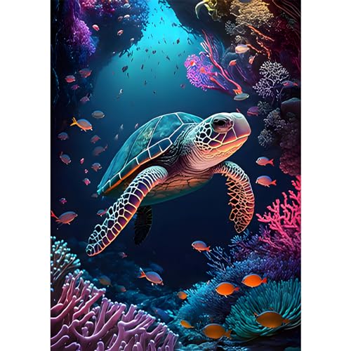 HEIBAGO Schildkröte Diamond Painting, 5D Tiere Diamant Painting Bilder für Erwachsene Anfänger, DIY Diamond Art Landschaft Diamant Malerei Bilder für Home Dekor 30x40cm HEIBAGO Schildkröte Diamond Painting, 5D Tiere Diamant Painting Bilder für Erwachsene Anfänger, DIY Diamond Art Landschaft Diamant Malerei Bilder für Home Dekor 30x40cm von HEIBAGO