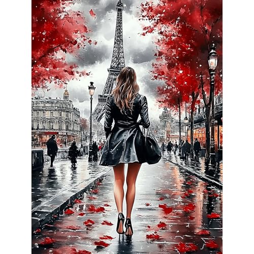 HEIBAGO Schönheit Diamond Painting Für Anfänger, 5D Frauen Full Drill Diamant Painting Erwachsene, DIY Cross Embroidery Diamant Kunst Sets Turm Diamond Art Bilder Für Wanddekor 30 * 40cm HEIBAGO Schönheit Diamond Painting Für Anfänger, 5D Frauen Full Drill Diamant Painting Erwachsene, DIY Cross Embroidery Diamant Kunst Sets Turm Diamond Art Bilder Für Wanddekor 30 * 40cm von HEIBAGO