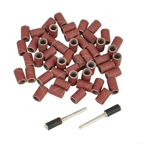 HEIBTENY 50 Stück Trommel Schleifbänder Mit Körnung 320 Drum Sanding Bands Hülsen Mit 2 Dornen Schleifpapier Rotationswerkzeug Von Metallen Holz Werkzeug HEIBTENY 50 Stück Trommel Schleifbänder Mit Körnung 320 Drum Sanding Bands Hülsen Mit 2 Dornen Schleifpapier Rotationswerkzeug Von Metallen Holz Werkzeug von HEIBTENY