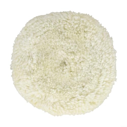 HEIBTENY Wollpolierpad Polierfell 180mm Pad Polierhaube Polierset für Poliermaschine, Wollhaube Polierpad Wollpuffer Polierhauben Lammfell für Autopoliermaschinen HEIBTENY Wollpolierpad Polierfell 180mm Pad Polierhaube Polierset für Poliermaschine, Wollhaube Polierpad Wollpuffer Polierhauben Lammfell für Autopoliermaschinen von HEIBTENY