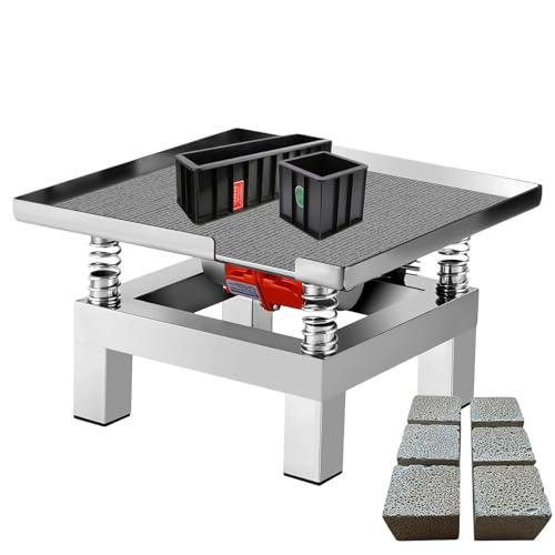 HEIHEIZI 35 x 35 cm Beton-RüTteltisch, 110/220 V Elektrischer VibrationsprüFstand, Testblock-Vibrationsplattform, 3000-3600 U/Min RüTteltisch Aus Edelstahl Zum SchüTteln des Niederschlags,110V HEIHEIZI 35 x 35 cm Beton-RüTteltisch, 110/220 V Elektrischer VibrationsprüFstand, Testblock-Vibrationsplattform, 3000-3600 U/Min RüTteltisch Aus Edelstahl Zum SchüTteln des Niederschlags,110V von HEIHEIZI
