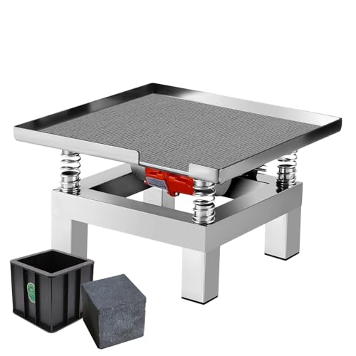 HEIHEIZI 35 x 35 cm Beton-Rütteltisch, Vibrationsprüfstand, Testblock-Vibrationsplattform, Mini-Vibrationstisch aus Edelstahl, Beton-Vibrationswerkzeug, für Baustellen, Labors,220V HEIHEIZI 35 x 35 cm Beton-Rütteltisch, Vibrationsprüfstand, Testblock-Vibrationsplattform, Mini-Vibrationstisch aus Edelstahl, Beton-Vibrationswerkzeug, für Baustellen, Labors,220V von HEIHEIZI