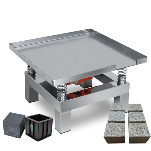 HEIHEIZI 35x35cm Beton Vibriertisch, AC 110V/220V Mini Vibrationsprüfstand Testblock Vibrationsplattform, 3000-3600 U/Min, Edelstahl Vibrationsprüfstand Testblock Vibrationsplattform,220V HEIHEIZI 35x35cm Beton Vibriertisch, AC 110V/220V Mini Vibrationsprüfstand Testblock Vibrationsplattform, 3000-3600 U/Min, Edelstahl Vibrationsprüfstand Testblock Vibrationsplattform,220V von HEIHEIZI