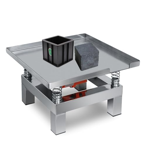 HEIHEIZI AC 110V/220V Beton Vibrationstisch, Elektrischer Vibrationsprüfstand Testblock Vibrationsplattform Edelstahl 350x350MM, 3000-3600 U/min Beton Flachplatten Rüttelmaschine,110V HEIHEIZI AC 110V/220V Beton Vibrationstisch, Elektrischer Vibrationsprüfstand Testblock Vibrationsplattform Edelstahl 350x350MM, 3000-3600 U/min Beton Flachplatten Rüttelmaschine,110V von HEIHEIZI