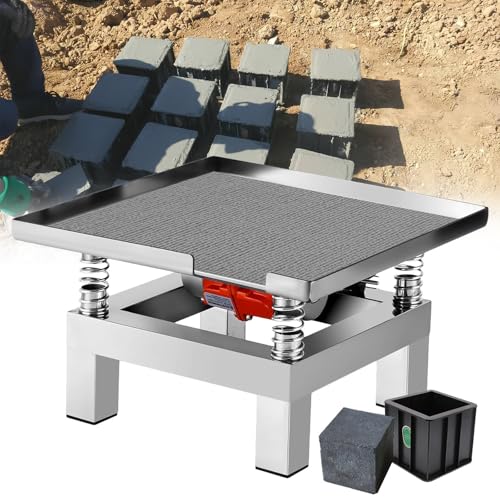 HEIHEIZI Beton-Rütteltisch - 35 x 35 cm Prüfstand, Edelstahl-Mini-Vibrationsplattform, 110V/220 V Elektrischer VibrationsprüFstand, 3000-3600 U/Min, für Vibrationsprüfung, Block-Vibrationstisch,110V HEIHEIZI Beton-Rütteltisch - 35 x 35 cm Prüfstand, Edelstahl-Mini-Vibrationsplattform, 110V/220 V Elektrischer VibrationsprüFstand, 3000-3600 U/Min, für Vibrationsprüfung, Block-Vibrationstisch,110V von HEIHEIZI