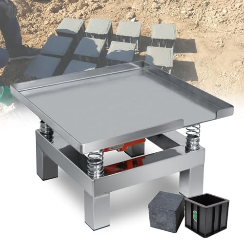 HEIHEIZI Kleiner Beton-Rütteltisch Beton-/Zement-/Sand-Rütteltisch/Tischvibrator Elektrischer Edelstahl-Rütteltisch Prüfblock-Vibrationsplattform 3000-3600 U/min, 35 * 35 cm,110V HEIHEIZI Kleiner Beton-Rütteltisch Beton-/Zement-/Sand-Rütteltisch/Tischvibrator Elektrischer Edelstahl-Rütteltisch Prüfblock-Vibrationsplattform 3000-3600 U/min, 35 * 35 cm,110V von HEIHEIZI