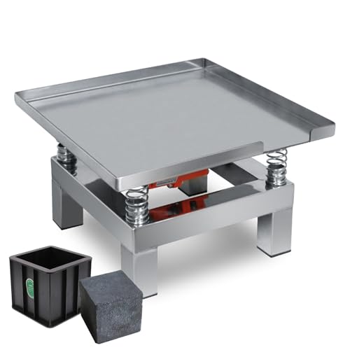 HEIHEIZI Mini-Vibrationstisch aus Edelstahl - Blasen und Niederschläge entfernen, Betonvibrationstisch, Prüfstandsvibrationsplattform, Betonvibrator 3000-3600 U/min, 35 * 35 cm,220V HEIHEIZI Mini-Vibrationstisch aus Edelstahl - Blasen und Niederschläge entfernen, Betonvibrationstisch, Prüfstandsvibrationsplattform, Betonvibrator 3000-3600 U/min, 35 * 35 cm,220V von HEIHEIZI