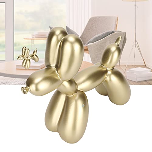 HEITIGN Gold Riesige Luftballons 1 STÜCKE Großer Hund Harz Ballons Gold Hund Statue Ballon Skulptur Heimdekorationen für Fotoshootings Haustier Geburtstag Jahrestag Hochzeitsfeier Zubehör von HEITIGN