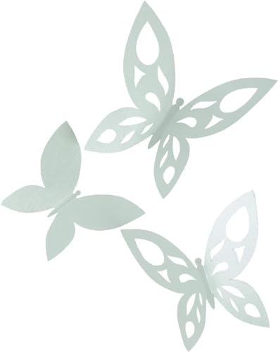 HEITMANN DECO Papier-Schmetterlinge - Mint - in verschiedenen Größen - zum dekorieren - zum basteln - Frühlings-Dekoration von HEITMANN DECO