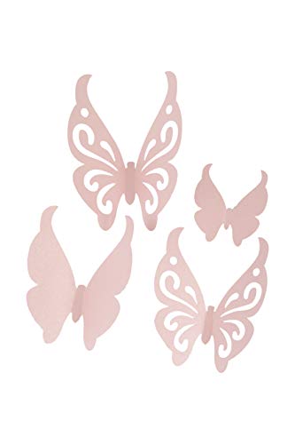 HEITMANN DECO Papier-Schmetterlinge - Rosa - in verschiedenen Größen - zum dekorieren - zum basteln - Frühlings-Dekoration, 20.5 x 16 x 1.8 cm HEITMANN DECO Papier-Schmetterlinge - Rosa - in verschiedenen Größen - zum dekorieren - zum basteln - Frühlings-Dekoration, 20.5 x 16 x 1.8 cm von HEITMANN DECO