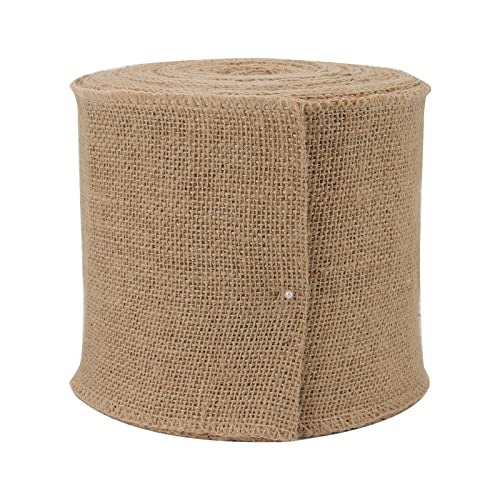 HEIYUET 15 cm x 20 m Jute Sackleinen Band, Juteband Rolle, natürliches Jute Stoffband, Leinenband für Basteln, Weihnachten, Hochzeit Deko, Geschenkverpackung HEIYUET 15 cm x 20 m Jute Sackleinen Band, Juteband Rolle, natürliches Jute Stoffband, Leinenband für Basteln, Weihnachten, Hochzeit Deko, Geschenkverpackung von HEIYUET