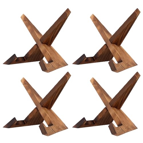HEIYUET 4 Stück Aufsteller Tellerständer Holz, Bilderrahmen Ständer Tellerhalter Holz Display Ständer für Menüs, Fotos, Rezepte, Zeitschriften, 21,5 x 12,5 x 16,5 cm HEIYUET 4 Stück Aufsteller Tellerständer Holz, Bilderrahmen Ständer Tellerhalter Holz Display Ständer für Menüs, Fotos, Rezepte, Zeitschriften, 21,5 x 12,5 x 16,5 cm von HEIYUET