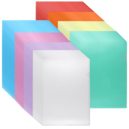 HEIYUET 80 Stück Aktenhüllen A4 Klarsichthüllen Seitlich Offen Bunt, Dokumentenhüllen a4 Seitlich Offen, 8 Farben Dokumentenmappe Ordner A4 Einsteckhüllen für Büro Dokumente Organisieren HEIYUET 80 Stück Aktenhüllen A4 Klarsichthüllen Seitlich Offen Bunt, Dokumentenhüllen a4 Seitlich Offen, 8 Farben Dokumentenmappe Ordner A4 Einsteckhüllen für Büro Dokumente Organisieren von HEIYUET