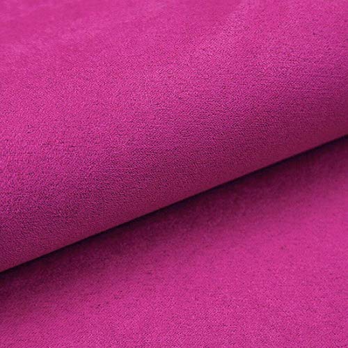 HEKO PANELS 10 Meter Alcala Antara Polsterstoff Möbelstoff Meterware - z.B. Stoff für Stühle oder Eckbank Bezug Pink von HEKO PANELS