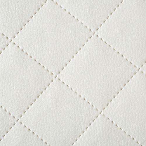 HEKO PANELS 10 Meter Kunstleder DOLARO Gesteppt 5x5cm PVC Möbelstoff, Polsterstoff Kaschiert - Weiß HEKO PANELS 10 Meter Kunstleder DOLARO Gesteppt 5x5cm PVC Möbelstoff, Polsterstoff Kaschiert - Weiß von HEKO PANELS