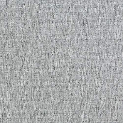 HEKO PANELS Bristol Polsterstoff Premium Schmutzabweisend Meterware - z.B. Stoff für Stühle oder Eckbank Bezug- Hellgrau von HEKO PANELS