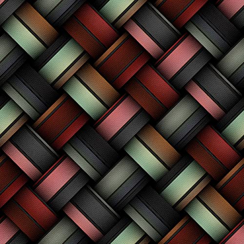HEKO PANELS Oxford Wasserdichte Meterware Canvas Polyester Stoff Zum Nähen, Möbel- und Dekostoffe, Handwerken, Wasserabweisend, Blickdicht, 3D, 5 Meter 155 x 500 cm von HEKO PANELS