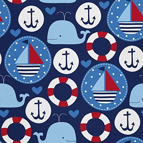 HEKO PANELS Oxford Wasserdichte Meterware Canvas-Stoff Polyester Zum Nähen Dekostoffe Wasserabweisend Blickdicht Segelboote Wale 5 Meter 155 x 500 cm HEKO PANELS Oxford Wasserdichte Meterware Canvas-Stoff Polyester Zum Nähen Dekostoffe Wasserabweisend Blickdicht Segelboote Wale 5 Meter 155 x 500 cm von HEKO PANELS