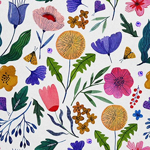 HEKO PANELS Oxford Wasserdichte Meterware Canvas-Stoff Polyester Zum Nähen Möbelstoffe Dekostoffe Handwerken Wasserabweisend Blickdicht Feldblumen 2 Meter 155 x 200 cm HEKO PANELS Oxford Wasserdichte Meterware Canvas-Stoff Polyester Zum Nähen Möbelstoffe Dekostoffe Handwerken Wasserabweisend Blickdicht Feldblumen 2 Meter 155 x 200 cm von HEKO PANELS
