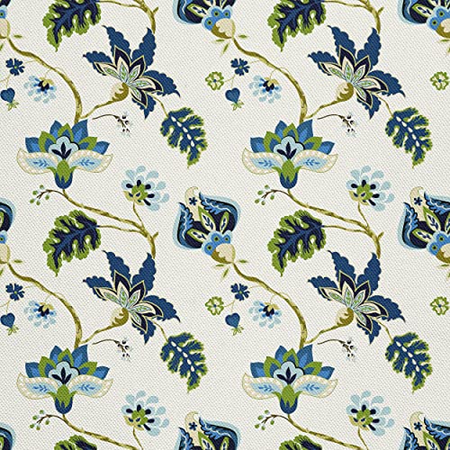 HEKO PANELS Oxford Wasserdichte Meterware Canvas-Stoff Polyester Zum Nähen Nähstoffe Möbelstoffe Dekostoffe Handwerken Wasserabweisend Blickdicht Blumen Vintage 2 Meter 155 x 200 cm von HEKO PANELS