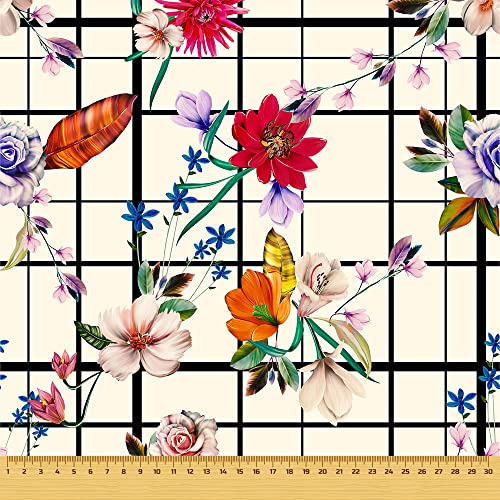 HEKO PANELS Stoff Oxford Wasserdichte Meterware CanvasPolyester Stoff Zum Nähen Nähstoffe Möbelstoffe Dekostoffe Handwerken Wasserabweisend Blickdicht Blumen Bunt Kariert 100 x 155 cm HEKO PANELS Stoff Oxford Wasserdichte Meterware CanvasPolyester Stoff Zum Nähen Nähstoffe Möbelstoffe Dekostoffe Handwerken Wasserabweisend Blickdicht Blumen Bunt Kariert 100 x 155 cm von HEKO PANELS