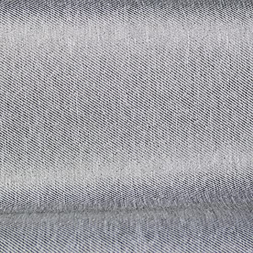 Heko Panels Stoffe Zum Nähen Garden Lux Meterware Polyester Outdoor Wasserdichter Stoff Polsterstoff Möbelstoffe Outdoorstoff Gartenmöbel Wasserdicht Blickdicht Hellgrau Stahl von HEKO PANELS