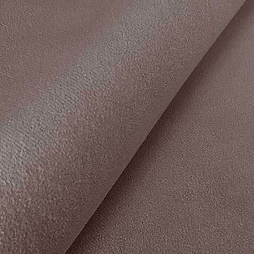 HEKO PANELS Stoff Meterware Polsterstoff Meterware - Polyester Möbelstoff Meterware für Sofa Sessel und Stuhl - Flammhemmender Stoff - Hellbraun von HEKO PANELS