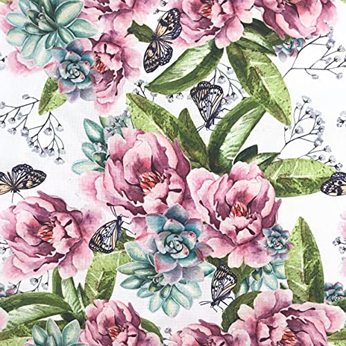 HEKO PANELS Stoff Oxford Wasserdichte Meterware Canvas Polyester Stoff Zum Nähen Nähstoffe Möbelstoffe Dekostoffe Handwerken Wasserabweisend Blickdicht Blumen Rosa 100 x 160 cm HEKO PANELS Stoff Oxford Wasserdichte Meterware Canvas Polyester Stoff Zum Nähen Nähstoffe Möbelstoffe Dekostoffe Handwerken Wasserabweisend Blickdicht Blumen Rosa 100 x 160 cm von HEKO PANELS