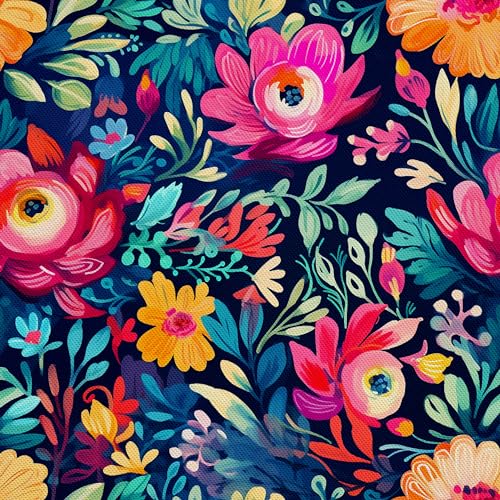 HEKO PANELS Stoff Oxford Wasserdichte Meterware Canvas-Stoff Polyester Nähstoff Dekostoffe Handwerken Wasserabweisend Blickdicht Blumenmuster Blumen Aquarell Wasserfarbe 1 Meter 155 x 100 cm DX2370 HEKO PANELS Stoff Oxford Wasserdichte Meterware Canvas-Stoff Polyester Nähstoff Dekostoffe Handwerken Wasserabweisend Blickdicht Blumenmuster Blumen Aquarell Wasserfarbe 1 Meter 155 x 100 cm DX2370 von HEKO PANELS