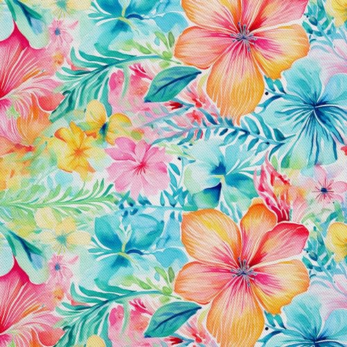 HEKO PANELS Stoff Oxford Wasserdichte Meterware Canvas-Stoff Polyester Nähstoff Dekostoffe Handwerken Wasserabweisend Blickdicht Blumenmuster Blumen Aquarell Wasserfarbe 2 Meter 155 x 200 cm DX2008 HEKO PANELS Stoff Oxford Wasserdichte Meterware Canvas-Stoff Polyester Nähstoff Dekostoffe Handwerken Wasserabweisend Blickdicht Blumenmuster Blumen Aquarell Wasserfarbe 2 Meter 155 x 200 cm DX2008 von HEKO PANELS