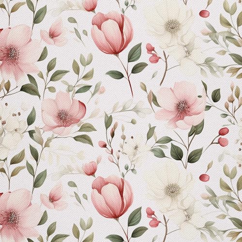 HEKO PANELS Stoff Oxford Wasserdichte Meterware Canvas-Stoff Polyester Nähstoff Dekostoffe Handwerken Wasserabweisend Blickdicht Blumenmuster Blumen Aquarell Wasserfarbe 2 Meter 155 x 200 cm DX2875 HEKO PANELS Stoff Oxford Wasserdichte Meterware Canvas-Stoff Polyester Nähstoff Dekostoffe Handwerken Wasserabweisend Blickdicht Blumenmuster Blumen Aquarell Wasserfarbe 2 Meter 155 x 200 cm DX2875 von HEKO PANELS