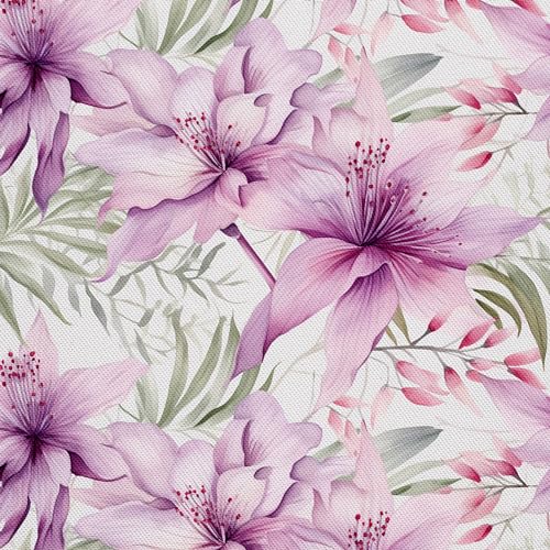 HEKO PANELS Stoff Oxford Wasserdichte Meterware Canvas-Stoff Polyester Nähstoff Dekostoffe Handwerken Wasserabweisend Blickdicht Blumenmuster Blumen Aquarell Wasserfarbe 2 Meter 155 x 200 cm DX2892 HEKO PANELS Stoff Oxford Wasserdichte Meterware Canvas-Stoff Polyester Nähstoff Dekostoffe Handwerken Wasserabweisend Blickdicht Blumenmuster Blumen Aquarell Wasserfarbe 2 Meter 155 x 200 cm DX2892 von HEKO PANELS