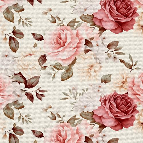 HEKO PANELS Stoff Oxford Wasserdichte Meterware Canvas-Stoff Polyester Nähstoff Dekostoffe Handwerken Wasserabweisend Blickdicht Rosen Blumen Aquarell Wasserfarbe 3 Meter 155 x 300 cm DX2216 HEKO PANELS Stoff Oxford Wasserdichte Meterware Canvas-Stoff Polyester Nähstoff Dekostoffe Handwerken Wasserabweisend Blickdicht Rosen Blumen Aquarell Wasserfarbe 3 Meter 155 x 300 cm DX2216 von HEKO PANELS