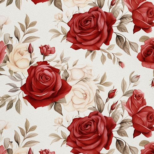HEKO PANELS Stoff Oxford Wasserdichte Meterware Canvas-Stoff Polyester Nähstoff Dekostoffe Handwerken Wasserabweisend Blickdicht Rosen Blumen Aquarell Wasserfarbe 5 Meter 155 x 500 cm DX2040 HEKO PANELS Stoff Oxford Wasserdichte Meterware Canvas-Stoff Polyester Nähstoff Dekostoffe Handwerken Wasserabweisend Blickdicht Rosen Blumen Aquarell Wasserfarbe 5 Meter 155 x 500 cm DX2040 von HEKO PANELS