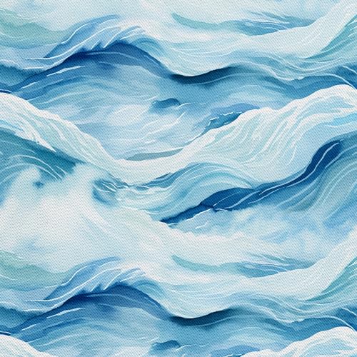 HEKO PANELS Stoff Oxford Wasserdichte Meterware Canvas-Stoff Polyester Nähstoff Dekostoffe Handwerken Wasserabweisend Blickdicht Wellen Aquarell Wasserfarbe 1 Meter 155 x 100 cm DX2259 HEKO PANELS Stoff Oxford Wasserdichte Meterware Canvas-Stoff Polyester Nähstoff Dekostoffe Handwerken Wasserabweisend Blickdicht Wellen Aquarell Wasserfarbe 1 Meter 155 x 100 cm DX2259 von HEKO PANELS