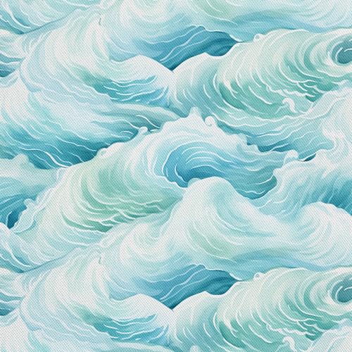 HEKO PANELS Stoff Oxford Wasserdichte Meterware Canvas-Stoff Polyester Nähstoff Dekostoffe Handwerken Wasserabweisend Blickdicht Wellen Aquarell Wasserfarbe 2 Meter 155 x 200 cm DX2859 HEKO PANELS Stoff Oxford Wasserdichte Meterware Canvas-Stoff Polyester Nähstoff Dekostoffe Handwerken Wasserabweisend Blickdicht Wellen Aquarell Wasserfarbe 2 Meter 155 x 200 cm DX2859 von HEKO PANELS